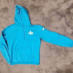Turquoise nfl nike hooded superbowl